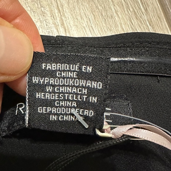 🛍️NWT Rachel Zoe Black Tube Top Size L back zipper - Picture 8 of 10